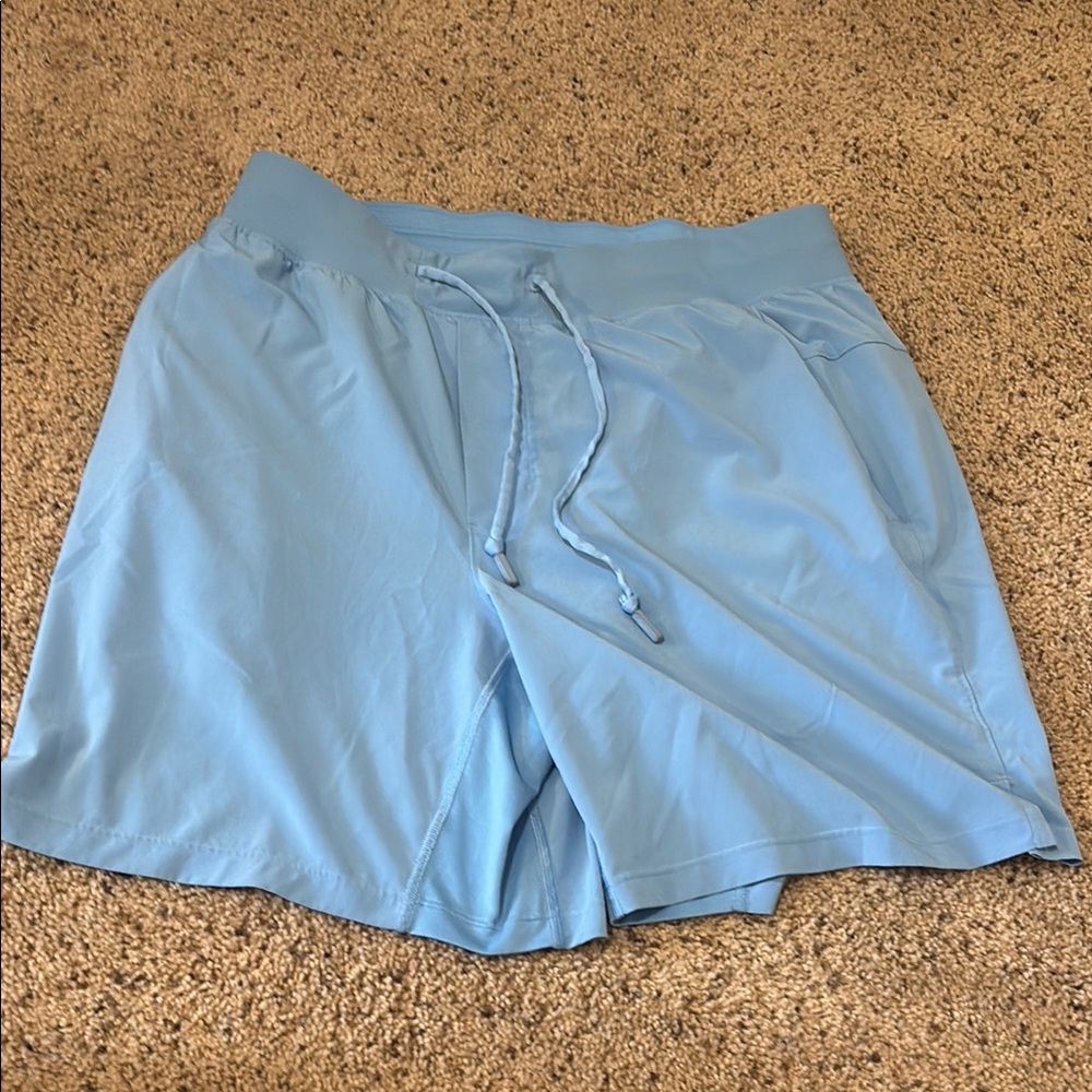 Men's Light Blue 5 inch Lululemon Shorts